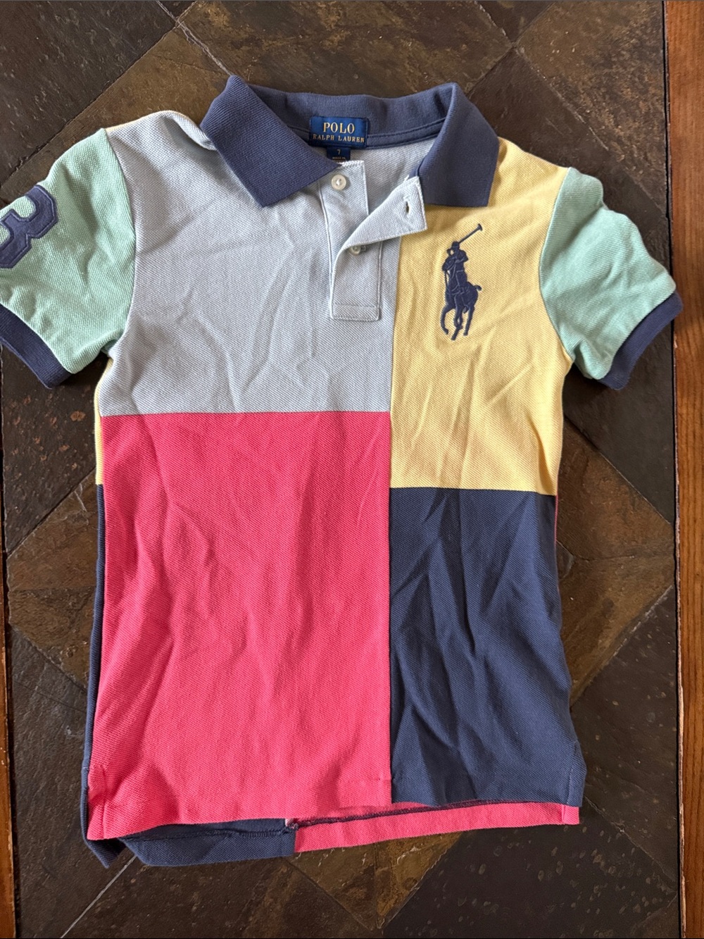 Polo by Ralph Lauren Boys' Colorblock Polo Shirt - Multicolor